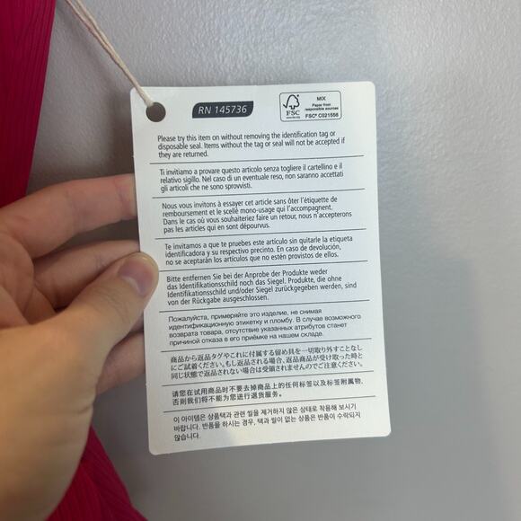 Zimmermann One-Piece Ribbed Deep V Swimsuit Red Women's 2-4 NWT - Picture 9 of 10